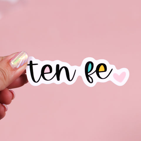 Ten Fe Sticker
