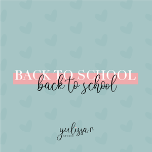 Back to School