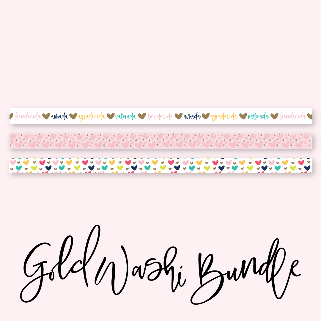 Gold Washi Bundle
