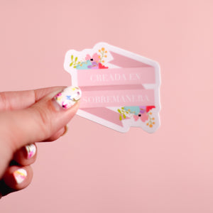 Creada en sobremanera Sticker