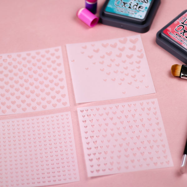 Heart Stencil Kit para Biblia Creativa