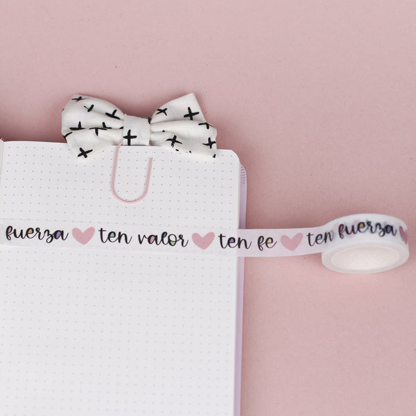 Ten Fuerza, Ten Valor, & Ten Fe Washi Tape