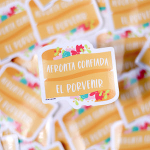 Afronta Confiada el Porvenir Sticker
