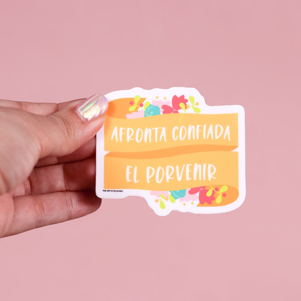Afronta Confiada el Porvenir Sticker