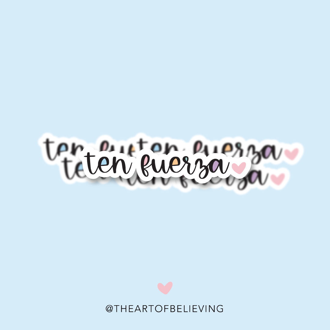 Ten Fuerza Sticker