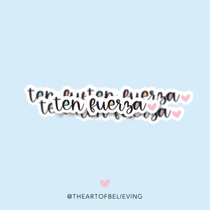 Ten Fuerza Sticker